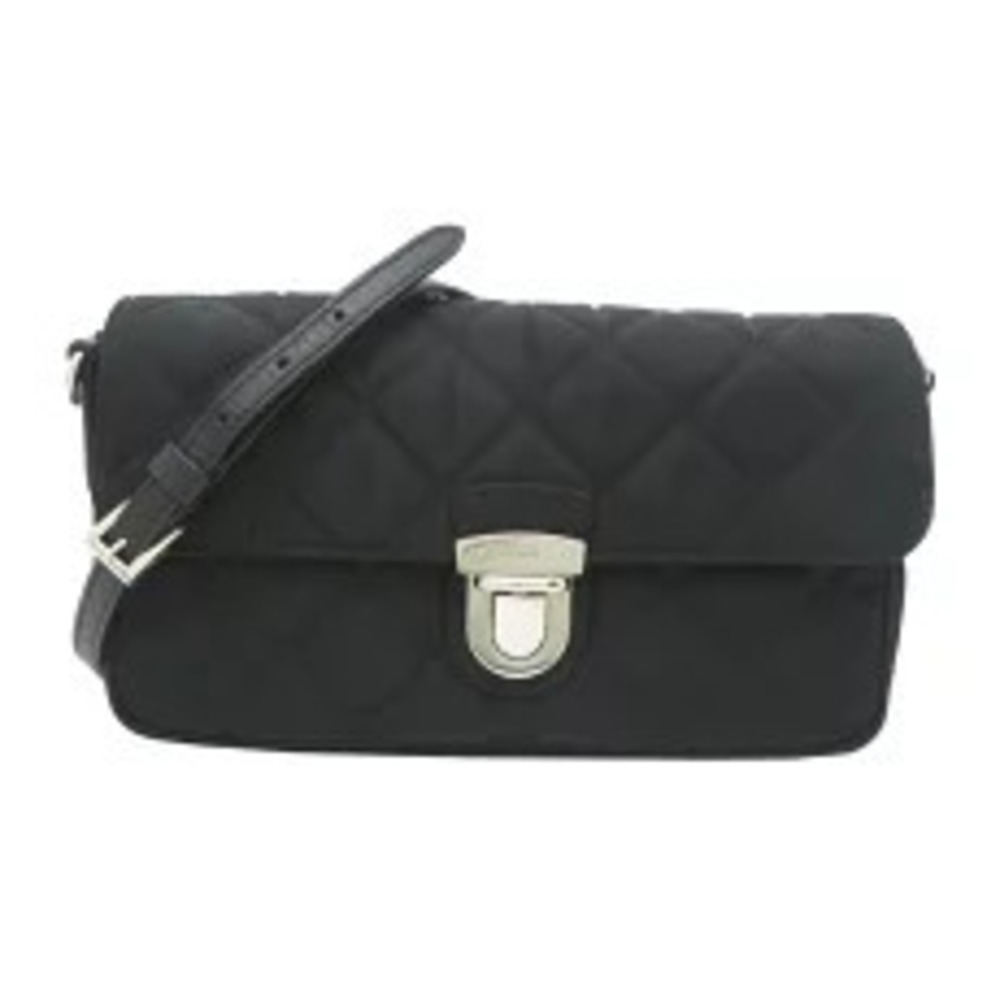 Prada Quilted Chain Shoulder Bag Black
